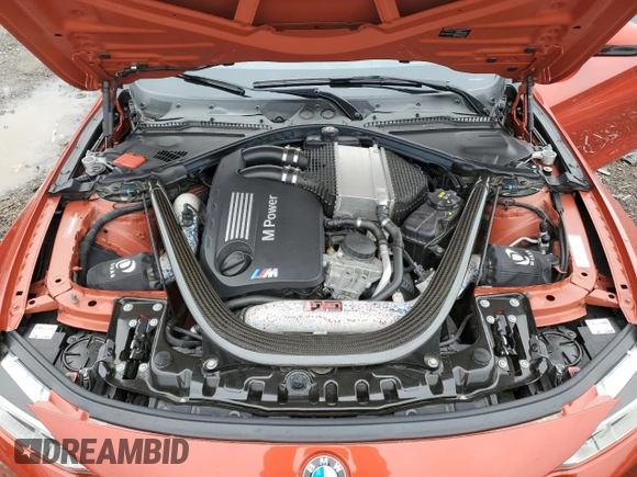 2015 BMW M4 with VIN WBS3R9C50FK332055, listed as a Copart auction lot 48268074 with 65,996 mi miles. Bid and sale history available at carsss.com. Image 11.