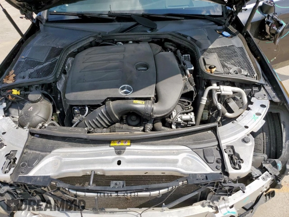 2019 Mercedes-Benz C 300 with VIN WDDWJ8DB1KF843731, listed as a Copart auction lot 58318055 with 97,452 mi miles and Salvage title. Bid and sale history available at DreamBid. Image 11.