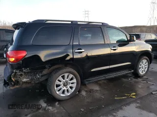 2012 Toyota Sequoia Platinum with VIN 5TDDY5G14CS065313, listed as a Copart auction lot 85329514 with 152,313 mi miles and Salvage Title. Bid and sale history available at carsss.com. Image 3.