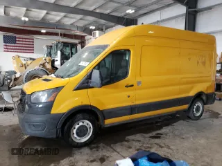2022 Ford Transit Cargo z VIN 1FTBR1X81NKA42804, wystawiony jako Copart lot #45417345 z przebiegiem 36 887 mil mil oraz Szkody całkowita. Historia ofert i sprzedaży dostępna na DreamBid. Obrazek 1.