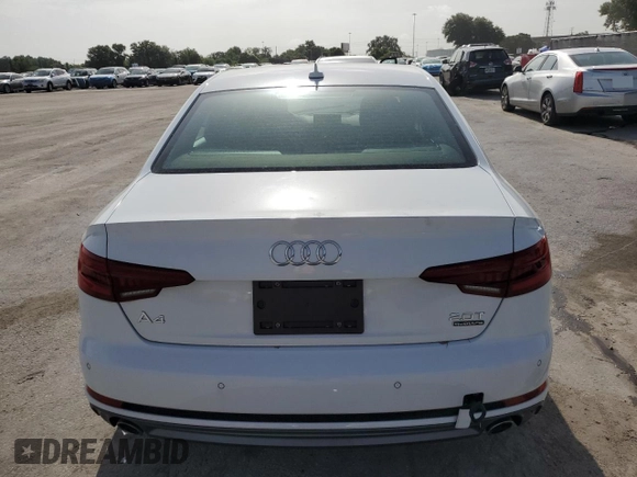 2018 Audi A4 Premium Plus с VIN WAUENAF4XJN016666, выставлен на аукционе Copart как лот 59632145 с пробегом Не указан миль и Чистый • Clean title. История ставок и продаж доступна на DreamBid. Изображение 6.