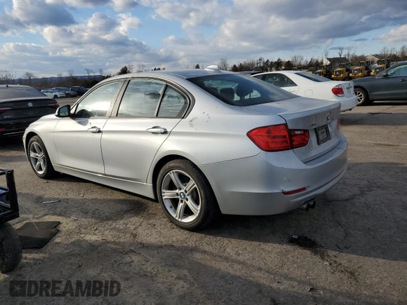 2015 BMW 3 Series 328i xDrive with VIN WBA3B5C5XFF962062, listed as a Copart auction lot 43183655 with 61,542 mi miles and Salvage Title. Bid and sale history available at carsss.com. Image 2.