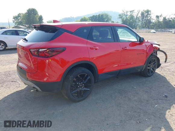 2022 Chevrolet Blazer LT with VIN 3GNKBHR48NS123334, listed as a IAAI auction lot 42666158 with 57,732 mi miles and . Bid and sale history available at DreamBid. Image 4.