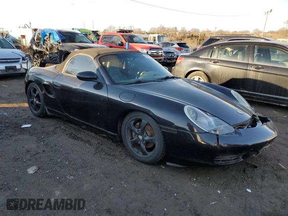 2002 Porsche Boxster with VIN WP0CA29872U623187, listed as a Copart auction lot 42867595 with 147,224 mi miles and Clean title. Bid and sale history available at DreamBid. Image 4.