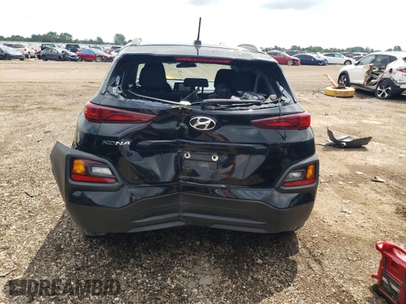 2020 Hyundai Kona SEL with VIN KM8K22AA7LU470072, listed as a Copart auction lot 65822584 with 18,043 mi miles and Salvage title. Bid and sale history available at DreamBid. Image 6.