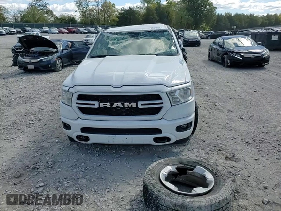 2022 Ram 1500 Tradesman with VIN 1C6SRFGT0NN269943, listed as a Copart auction lot 76373904 with 59,511 mi miles and Salvage title. Bid and sale history available at DreamBid. Image 10.