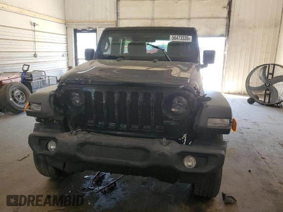 2020 Jeep Wrangler Unlimited Sport Altitude with VIN 1C4HJXDN9LW154318, listed as a Copart auction lot 56473335 with 99,482 mi miles and Salvage title. Bid and sale history available at DreamBid. Image 5.
