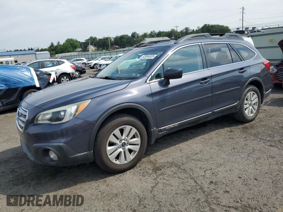 2015 Subaru Outback Premium with VIN 4S4BSACC8F3244299, listed as a Copart auction lot 63064035 with 103,046 mi miles and Salvage title. Bid and sale history available at DreamBid. Image 1.