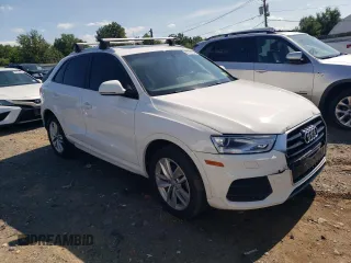 2017 Audi Q3 Premium with VIN WA1BCCFS0HR013861, listed as a Copart auction lot 62284624 with 107,934 mi miles and Salvage title. Bid and sale history available at DreamBid. Image 4.