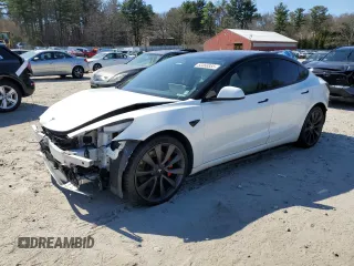 2019 Tesla Model 3 Long Range with VIN 5YJ3E1EB0KF231791, listed as a Copart auction lot 53466855 with Not Provided miles and Salvage Title. Bid and sale history available at DreamBid. Image 1.