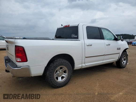 2018 Ram 1500 Lone Star Silver with VIN 1C6RR6LT5JS207907, listed as a Copart auction lot 54304815 with 144,607 mi miles and Salvage title. Bid and sale history available at DreamBid. Image 3.