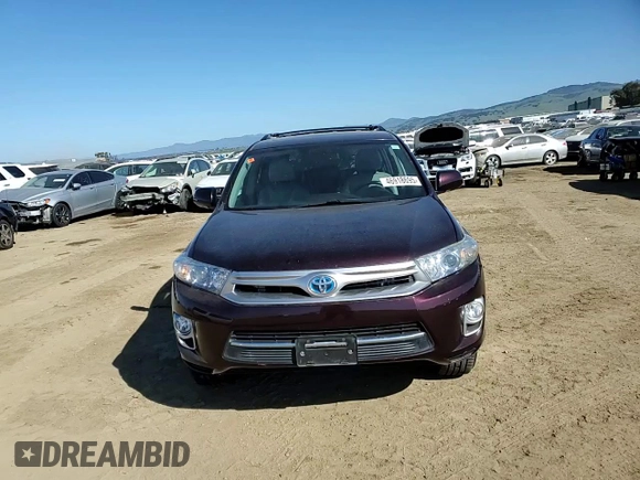2011 Toyota Highlander Hybrid Limited with VIN JTEDC3EH2B2001565, listed as a Copart auction lot 46918695 with 152,304 mi miles and Salvage Title. Bid and sale history available at carsss.com. Image 12.