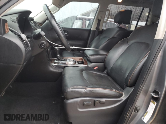 2017 Nissan Armada SL with VIN JN8AY2ND0H9002234, listed as a Copart auction lot 81496094 with 133,976 mi miles and Salvage Title. Bid and sale history available at carsss.com. Image 7.