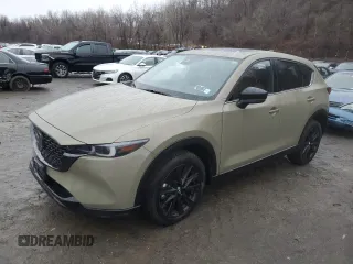 2024 Mazda CX-5 2.5 Carbon Turbo with VIN JM3KFBAY5R0419375, listed as a Copart auction lot 82000304 with 7,247 mi miles and Salvage Title. Bid and sale history available at carsss.com. Image 1.