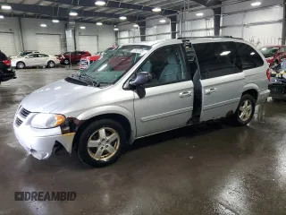 2007 Dodge Grand Caravan SXT z VIN 2D4GP44L67R233907, wystawiony jako Copart lot #57573785 z przebiegiem 221 666 mil mil oraz Szkoda całkowita • Salvage title. Historia ofert i sprzedaży dostępna na DreamBid. Obrazek 1.