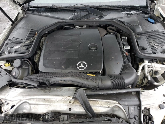 2021 Mercedes-Benz C 300 with VIN W1KWJ8EB6MG051313, listed as a Copart auction lot 52004095 with 57,684 mi miles and Salvage title. Bid and sale history available at DreamBid. Image 13.