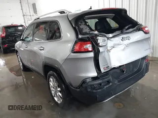 2016 Jeep Cherokee Limited with VIN 1C4PJMDB7GW283017, listed as a IAAI auction lot 41520558 with 79,630 mi miles. Bid and sale history available at carsss.com. Image 3.