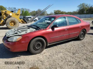 2001 Ford Taurus LX with VIN 1FAFP52U71A173177, listed as a Copart auction lot 50007435 with 157,895 mi miles and Salvage title. Bid and sale history available at DreamBid. Image 1.