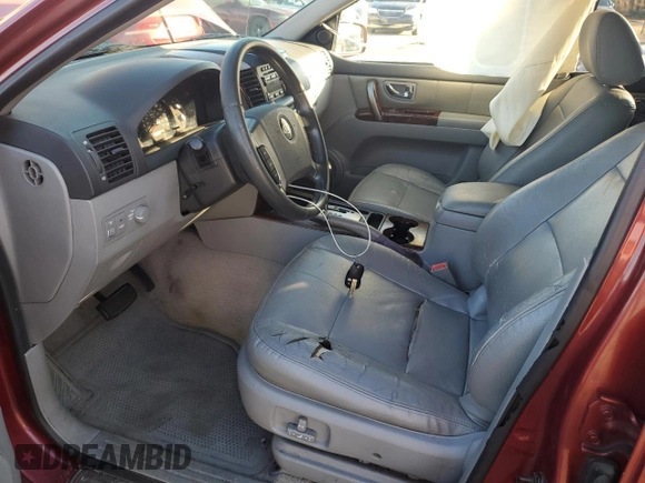 2005 Kia Sorento LX with VIN KNDJD733755363798, listed as a Copart auction lot 80643854 with 178,843 mi miles and Salvage Title. Bid and sale history available at carsss.com. Image 7.
