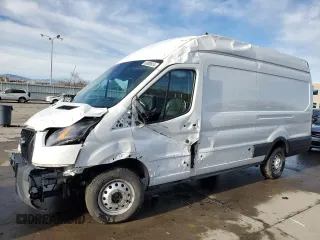 2022 Ford Transit Cargo with VIN 1FTBR3U80NKA64888, listed as a Copart auction lot 83809614 with 75,978 mi miles and Salvage Title. Bid and sale history available at DreamBid. Image 1.