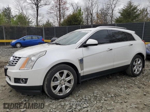 2015 Cadillac SRX Premium Collection with VIN 3GYFNGE36FS557501, listed as a Copart auction lot 51710115 with 95,198 mi miles and Clean Title. Bid and sale history available at carsss.com. Image 1.