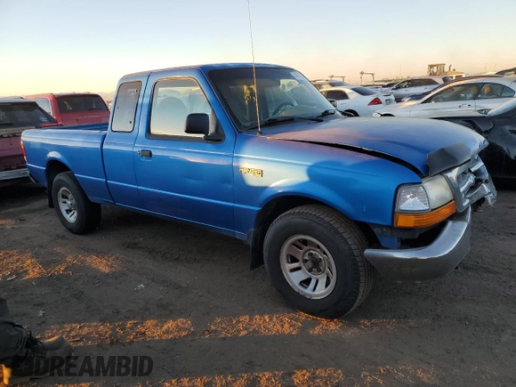 1999 Ford Ranger XL with VIN 1FTYR14V2XPA59072, listed as a Copart auction lot 84061714 with 193,166 mi miles and Salvage title. Bid and sale history available at DreamBid. Image 4.