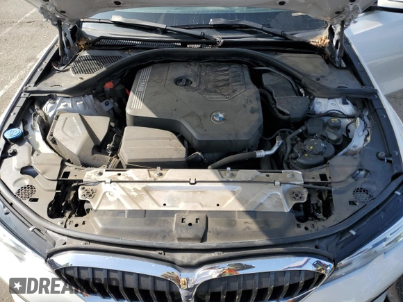 2020 BMW 3 Series 330i with VIN WBA5R1C01LFH42423, listed as a Copart auction lot 54194495 with 50,688 mi miles and Salvage Title. Bid and sale history available at carsss.com. Image 11.