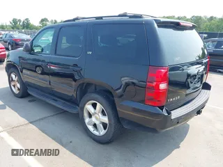 2007 Chevrolet Tahoe LTZ with VIN 1GNFC13007R111180, listed as a IAAI auction lot 42381749 with 126,472 mi miles and . Bid and sale history available at DreamBid. Image 3.