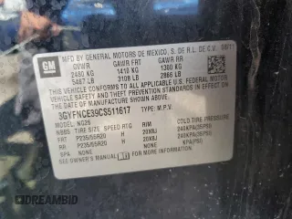 2012 Cadillac SRX Premium Collection with VIN 3GYFNCE39CS511617, listed as a Copart auction lot 59036755 with 162,361 mi miles and Clean title. Bid and sale history available at DreamBid. Image 12.