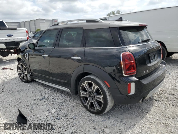 2022 MINI Countryman Cooper S with VIN WMZ53BR07N3P17772, listed as a Copart auction lot 53983525 with Not provided miles and Salvage title. Bid and sale history available at DreamBid. Image 2.