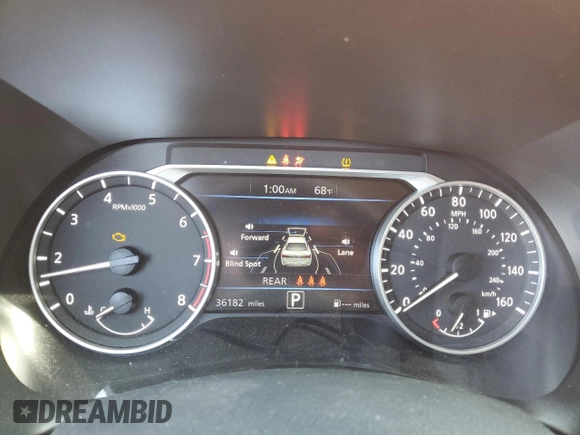 2021 Nissan Sentra SR with VIN 3N1AB8DV0MY231496, listed as a Copart auction lot 52335105 with 36,182 mi miles and Salvage Title. Bid and sale history available at carsss.com. Image 9.