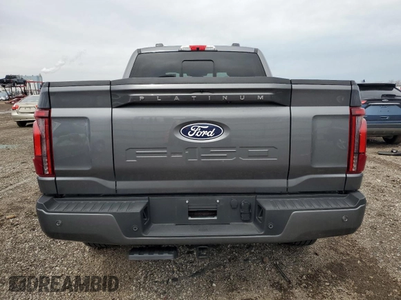 2024 Ford F-150 with VIN 1FTFW7LD8RFB79270, listed as a Copart auction lot 51674575 with 6,413 mi miles and Salvage title. Bid and sale history available at DreamBid. Image 6.