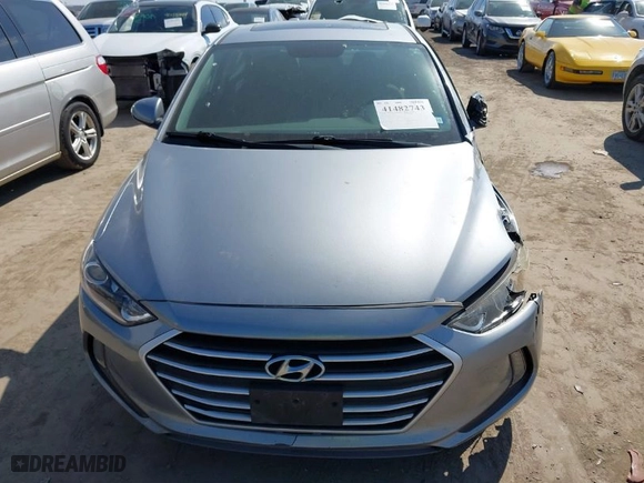 2017 Hyundai Elantra Limited with VIN 5NPD84LF9HH193491, listed as a IAAI auction lot 41482743 with 97,510 mi miles. Bid and sale history available at carsss.com. Image 12.