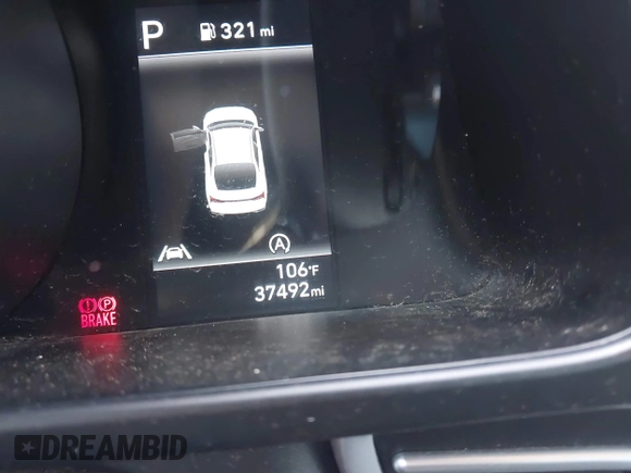 2022 Hyundai Elantra SE with VIN KMHLL4AG1NU343287, listed as a IAAI auction lot 39700530 with 37,492 mi miles and . Bid and sale history available at DreamBid. Image 7.