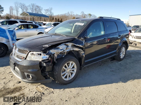 2013 Dodge Journey SXT with VIN 3C4PDDBG2DT579179, listed as a Copart auction lot 46443415 with 180,456 mi miles and Salvage Title. Bid and sale history available at DreamBid. Image 1.
