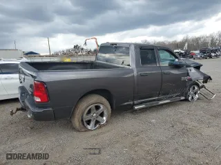 2014 Ram 1500 Express with VIN 1C6RR7FT9ES209585, listed as a Copart auction lot 51304885 with 100,757 mi miles and Salvage Title. Bid and sale history available at carsss.com. Image 3.