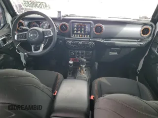 2023 Jeep Gladiator Mojave with VIN 1C6JJTEG3PL582698, listed as a Copart auction lot 47630685 with 12,466 mi miles and Salvage Title. Bid and sale history available at carsss.com. Image 8.