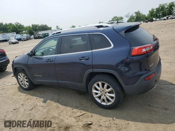 2016 Jeep Cherokee Limited with VIN 1C4PJMDB6GW225688, listed as a Copart auction lot 59818925 with 144,948 mi miles and Salvage title. Bid and sale history available at DreamBid. Image 2.