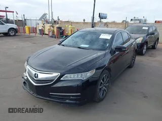 2015 Acura TLX V6 Tech with VIN 19UUB2F51FA001009, listed as a IAAI auction lot 41477548 with 131,776 mi miles. Bid and sale history available at carsss.com. Image 2.