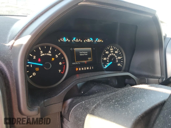 2015 Ford F-150 XL with VIN 1FTEW1CP4FFD02206, listed as a Copart auction lot 87063384 with 104,279 mi miles and Salvage Title. Bid and sale history available at carsss.com. Image 9.