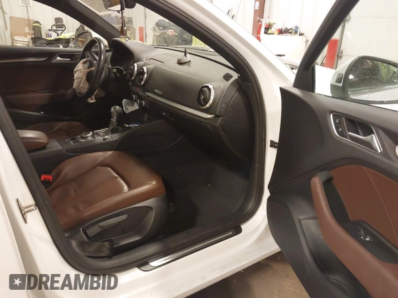 2019 Audi A3 Premium with VIN WAUAUGFF8K1015742, listed as a IAAI auction lot 41033603 with 89,279 mi miles and . Bid and sale history available at DreamBid. Image 5.