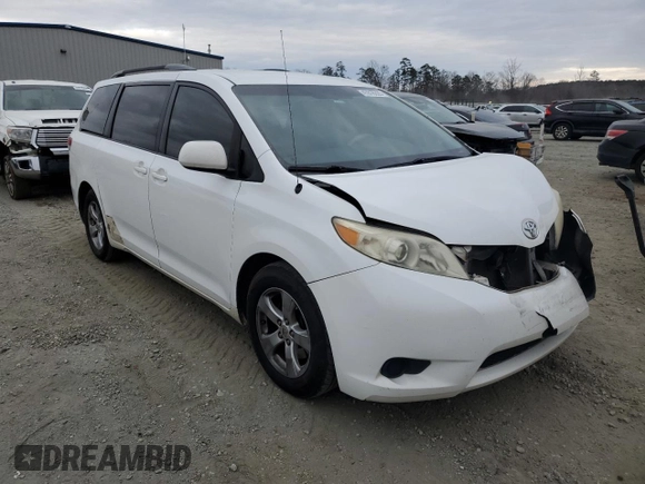 2012 Toyota Sienna LE AAS with VIN 5TDKK3DC1CS224663, listed as a Copart auction lot 47818225 with 214,883 mi miles and Clean Title. Bid and sale history available at carsss.com. Image 4.