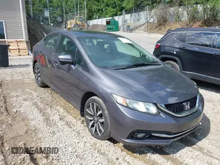 2015 Honda Civic EX-L z VIN 19XFB2F9XFE078954, wystawiony jako IAAI lot #42547903 z przebiegiem 102 824 mil mil oraz . Historia ofert i sprzedaży dostępna na DreamBid. Obrazek 1.