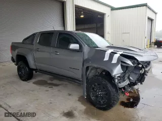 2021 Chevrolet Colorado 4WD ZR2 with VIN 1GCGTEEN0M1251317, listed as a Copart auction lot 73227024 with 38,646 mi miles and Salvage Title. Bid and sale history available at carsss.com. Image 4.