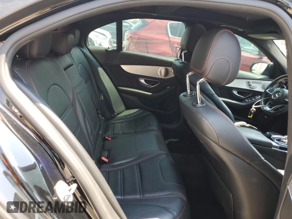 2017 Mercedes-Benz C 43 AMG with VIN 55SWF6EB7HU232029, listed as a Copart auction lot 59319684 with 86,479 mi miles and Salvage Title. Bid and sale history available at DreamBid. Image 10.