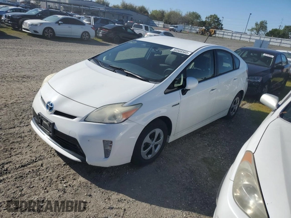 2013 Toyota Prius One with VIN JTDKN3DU9D5557507, listed as a Copart auction lot 52367125 with 45,178 mi miles and Clean Title. Bid and sale history available at carsss.com. Image 1.