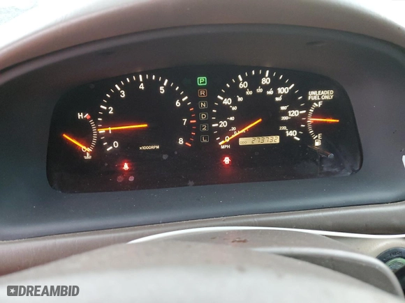 1999 Lexus ES 300 Luxury Sport Sdn with VIN JT8BF28G0X0153717, listed as a Copart auction lot 45168205 with 273,732 mi miles and Clean Title. Bid and sale history available at carsss.com. Image 9.