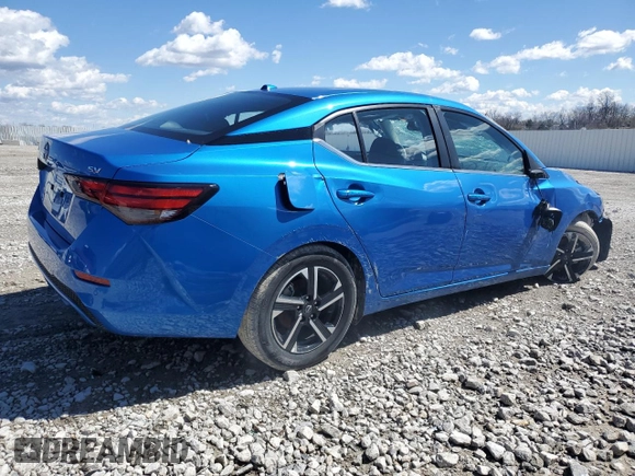 2024 Nissan Sentra SV with VIN 3N1AB8CV0RY375199, listed as a Copart auction lot 50253055 with 11,557 mi miles and Salvage Title. Bid and sale history available at DreamBid. Image 3.