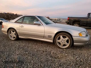 2001 Mercedes-Benz SL-Class with VIN WDBFA68F01F198790, listed as a Copart auction lot 86946014 with 108,159 mi miles and Clean Title. Bid and sale history available at carsss.com. Image 4.
