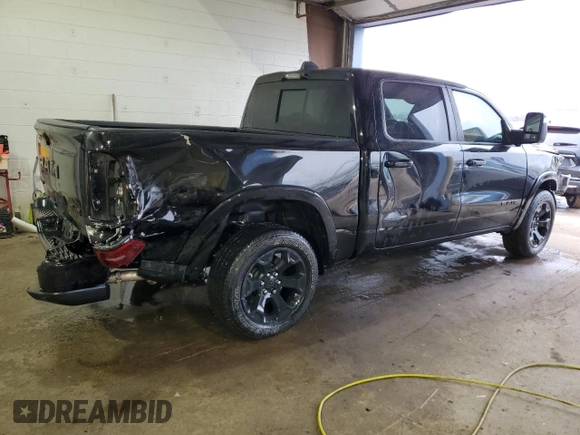 2025 Ram 1500 Big Horn with VIN 1C6SRFFPXSN511220, listed as a Copart auction lot 44011285 with 20,861 mi miles and Salvage Title. Bid and sale history available at carsss.com. Image 3.
